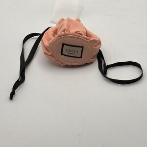 Gucci Blush Pink Drawstring Cosmetic Pouch